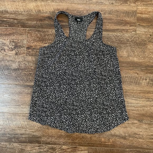 Mossimo Supply Co. Tops - Mossimo Black & White XS Racerback Tank Top